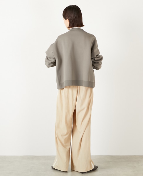 【超軽量JQジップアップニットブルゾン】 詳細画像 ブラウン系その他 4