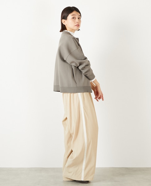 【超軽量JQジップアップニットブルゾン】 詳細画像 ブラウン系その他 5