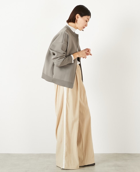 【超軽量JQジップアップニットブルゾン】 詳細画像 ブラウン系その他 6