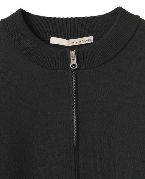 【超軽量JQジップアップニットブルゾン】 詳細画像 ブラック 12