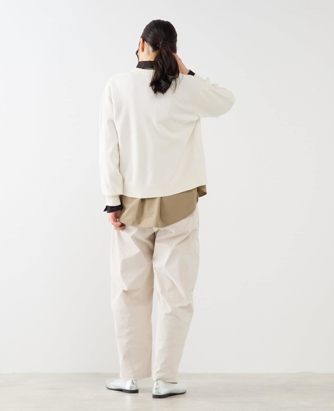 【総針編みVネックカーディガン】 詳細画像 アイボリー 5