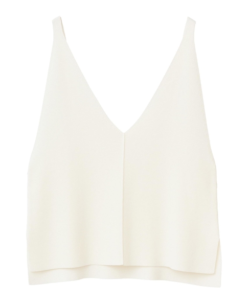 【RYPONY総針キャミ型ベスト】 詳細画像 オフホワイト 8