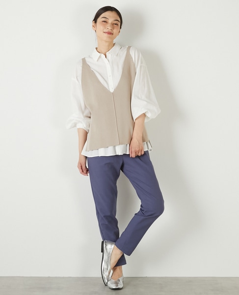 【RYPONY総針キャミ型ベスト】 詳細画像 グレイッシュベージュ 10