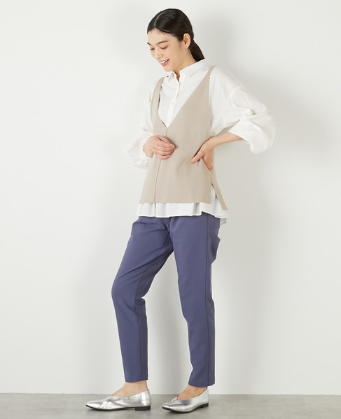 【RYPONY総針キャミ型ベスト】 詳細画像 グレイッシュベージュ 4