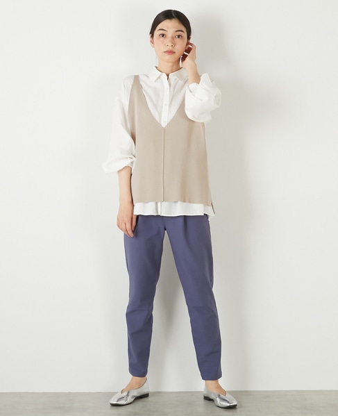 【RYPONY総針キャミ型ベスト】 詳細画像 グレイッシュベージュ 9