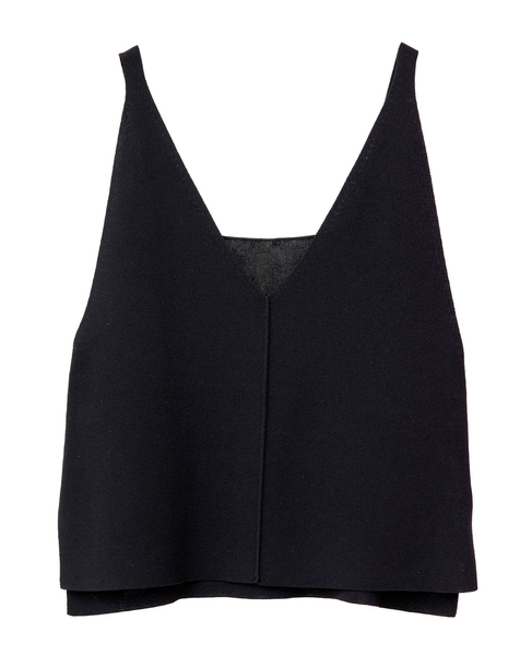 【RYPONY総針キャミ型ベスト】 詳細画像 ブラック 8