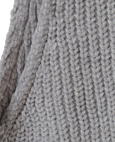 【モール糸Vネックベスト】 詳細画像 グレー 15