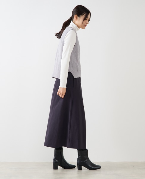 【モール糸Vネックベスト】 詳細画像 グレー 6