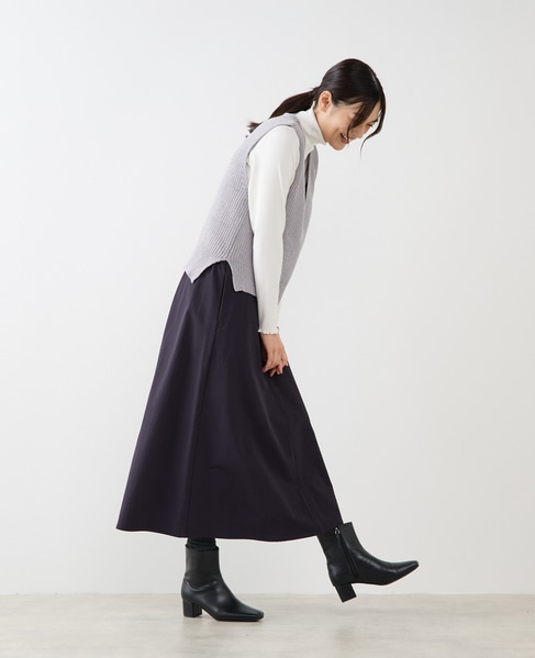 【モール糸Vネックベスト】 詳細画像 グレー 8