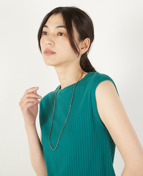 【サマーコーデを彩るビーズネックレス】 詳細画像 ゴールド 3