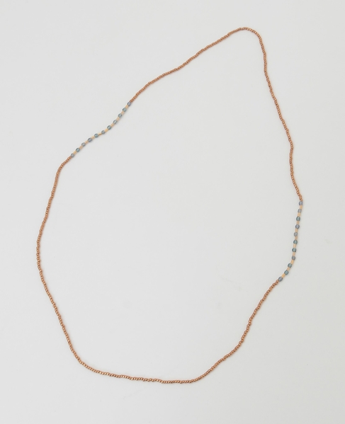 【サマーコーデを彩るビーズネックレス】 詳細画像 ゴールド 4