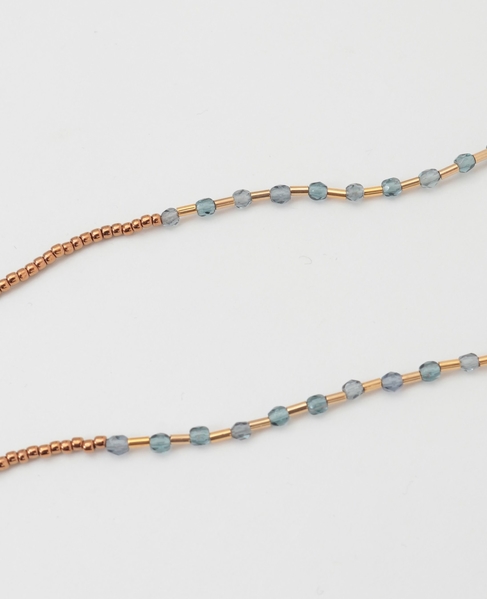 【サマーコーデを彩るビーズネックレス】 詳細画像 ゴールド 6