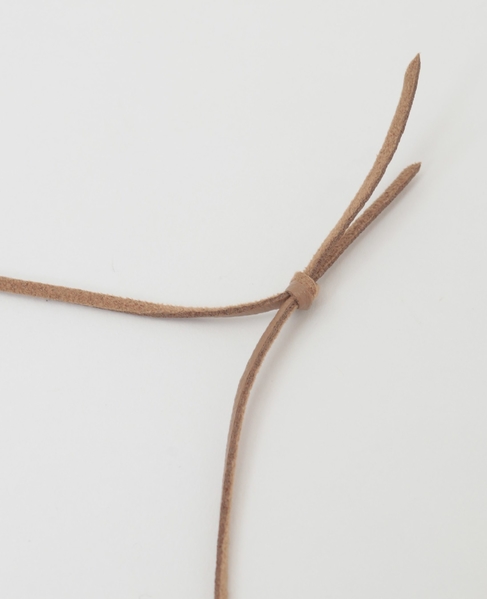 【ガラスビーズのネックレス】 詳細画像 ベージュ 6