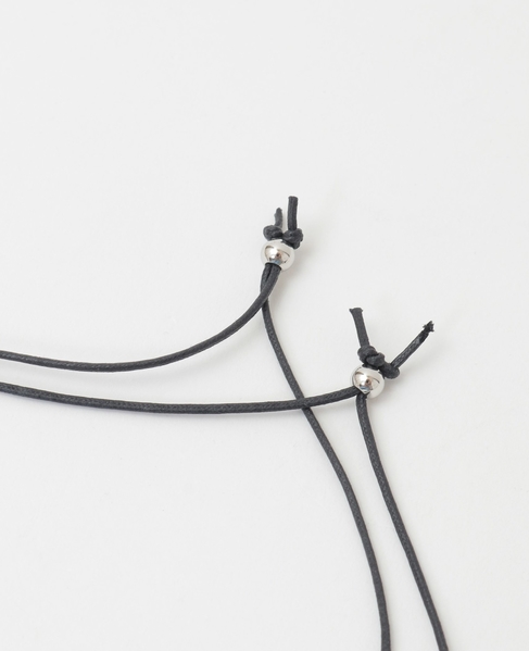 【2本セットのコードネックレス】 詳細画像 ブラック 7