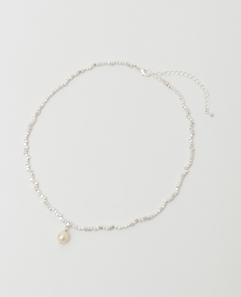 【1粒パールネックレス】 詳細画像 シルバー 3