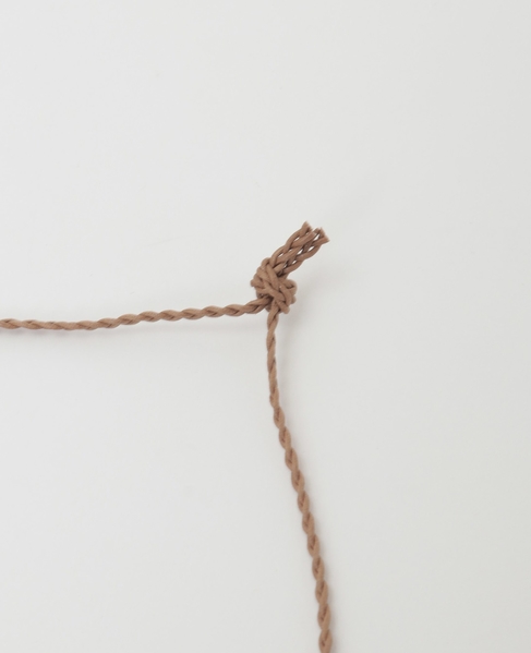 【かくかくスクエアーネックレス】 詳細画像 ブラウン 8