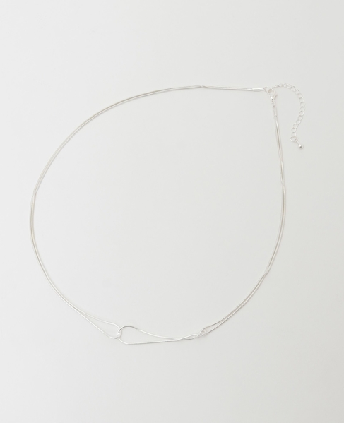 【2連アシメネックレス】 詳細画像 シルバー 3