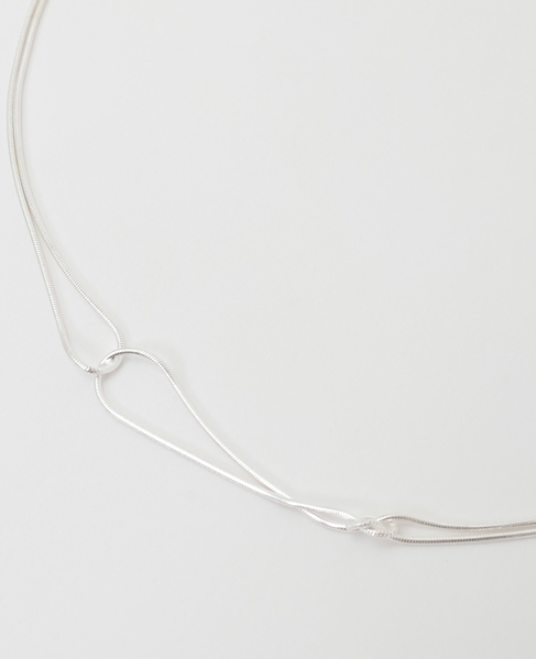 【2連アシメネックレス】 詳細画像 シルバー 4
