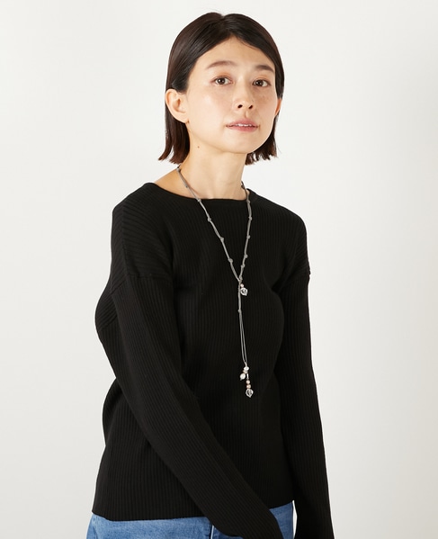 【じゃらじゃらY字ネックレス】 詳細画像 グレー 3