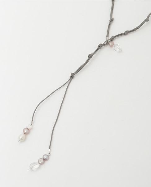 【じゃらじゃらY字ネックレス】 詳細画像 グレー 5