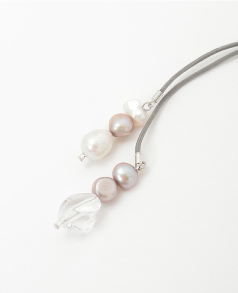 【じゃらじゃらY字ネックレス】 詳細画像 グレー 8