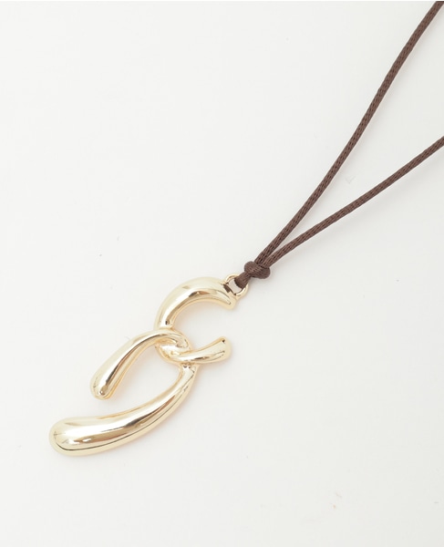 【ひねりトップネックレス】 詳細画像 ブラウン 5