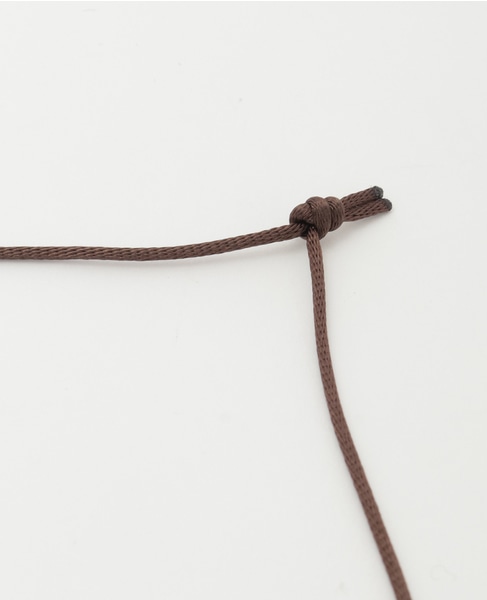 【ひねりトップネックレス】 詳細画像 ブラウン 6