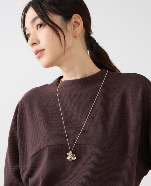 【クローバートップネックレス】 詳細画像 ゴールド 2