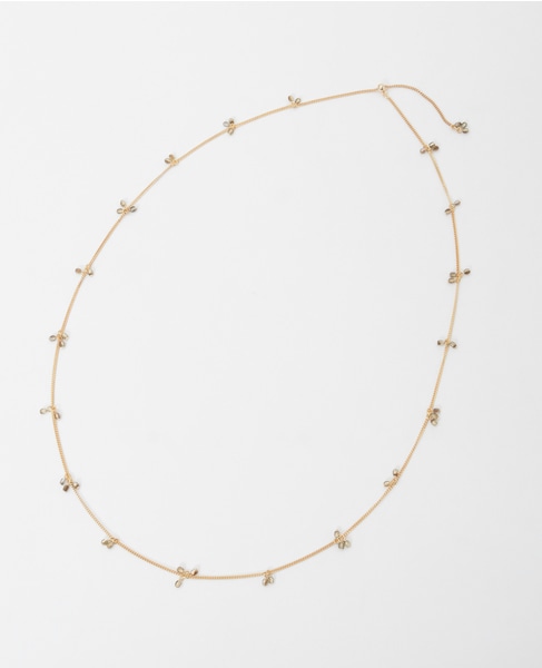 【チェコガラスのネックレス】 詳細画像 ゴールド 4