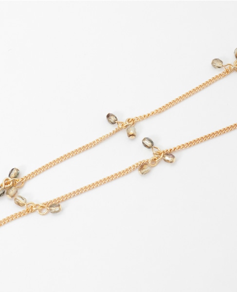 【チェコガラスのネックレス】 詳細画像 ゴールド 5