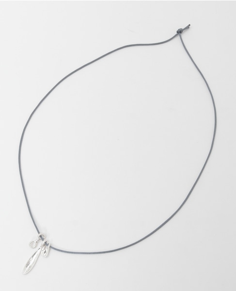 【じゃらじゃらチャームネックレス】 詳細画像 グレー 4