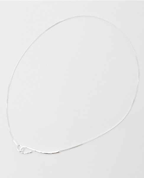 【ボックスチェーンフックショートネックレス】 詳細画像 シルバー 4