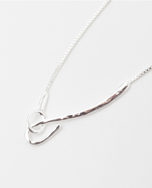 【ボックスチェーンフックショートネックレス】 詳細画像 シルバー 8