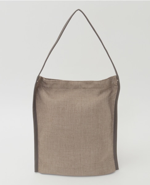 【軽量で涼し気な素材感のワンショルダーバッグ】 詳細画像 ライトカーキ 5