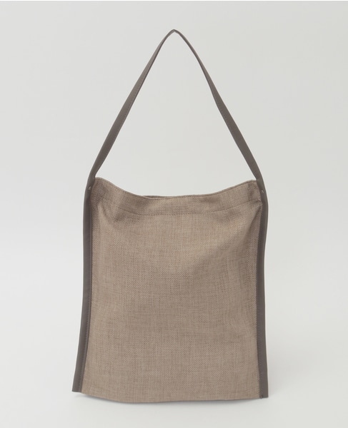 【軽量で涼し気な素材感のワンショルダーバッグ】 詳細画像 ライトカーキ 7