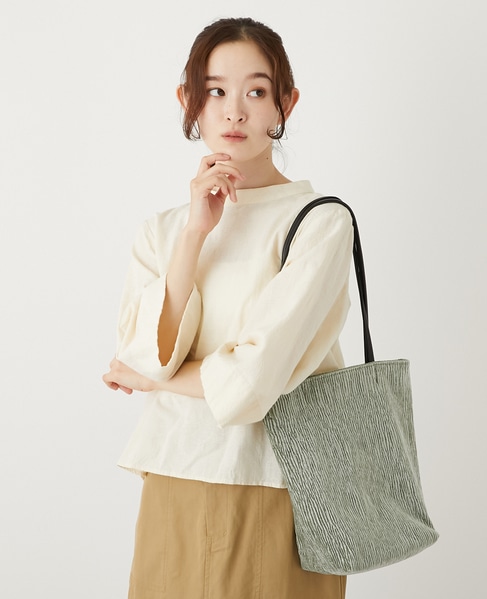 【ベロアバッグ】 詳細画像 セージグリーン 2