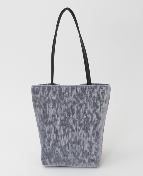 【ベロアバッグ】 詳細画像 チャコールグレー 4