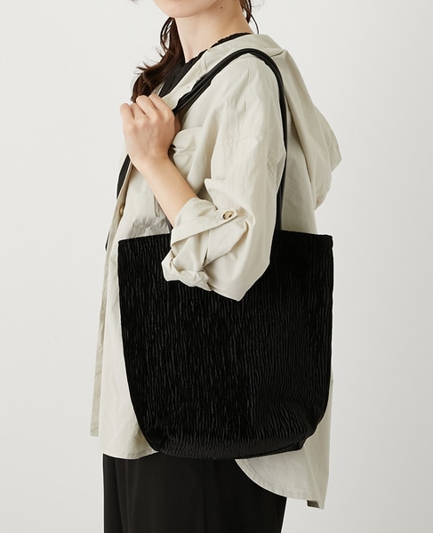 【ベロアバッグ】 詳細画像 ブラック 1