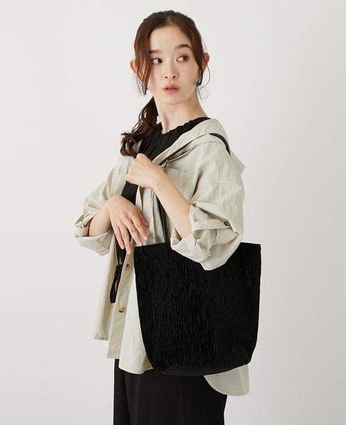 【ベロアバッグ】 詳細画像 ブラック 2