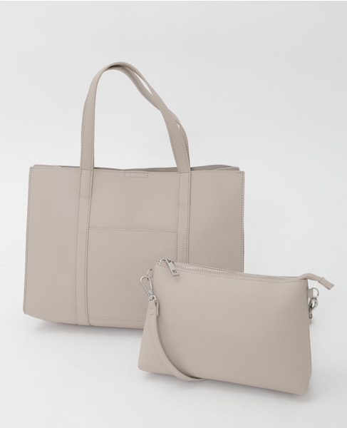 【2個セットバッグ】 詳細画像 ライトベージュ 4