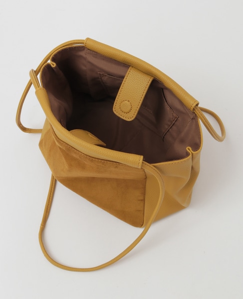 【スエードキューブバッグ】 詳細画像 イエロー 10