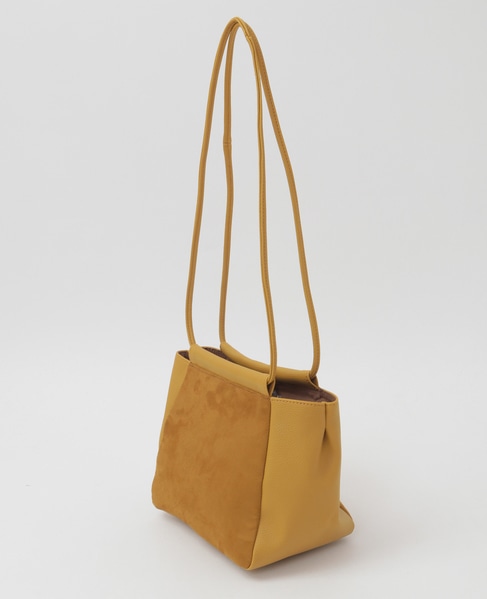 【スエードキューブバッグ】 詳細画像 イエロー 5