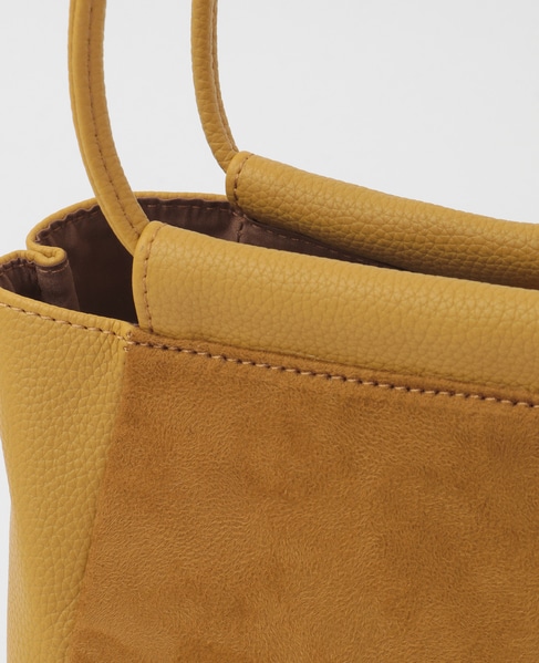 【スエードキューブバッグ】 詳細画像 イエロー 8