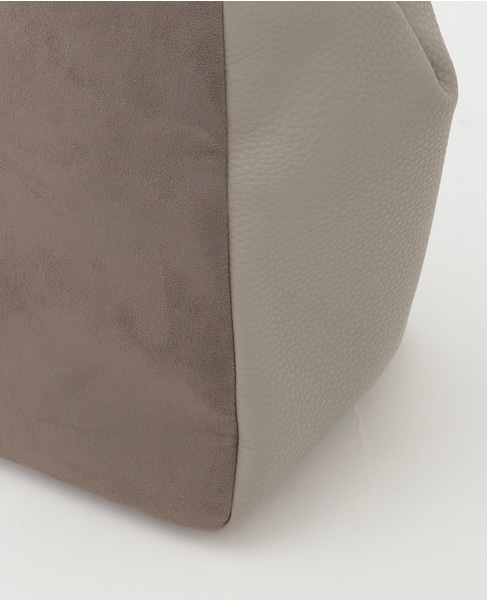 【スエードキューブバッグ】 詳細画像 グレー 7