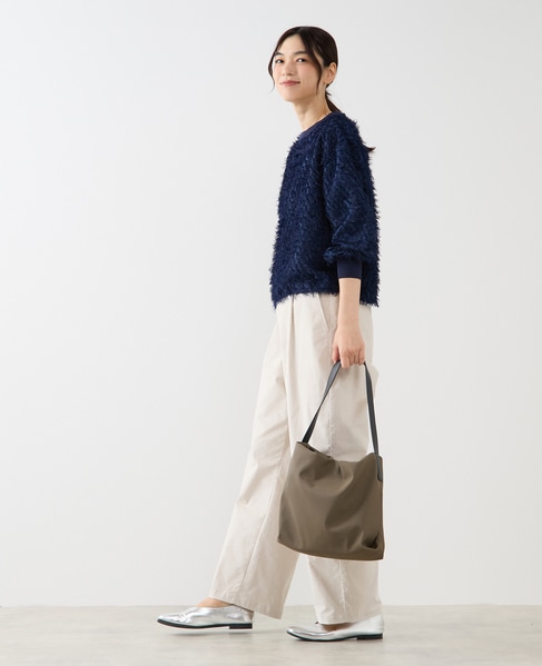 【ギャザーショルダーバッグ】 詳細画像 モカ 3