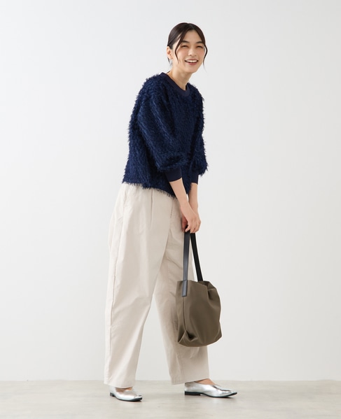 【ギャザーショルダーバッグ】 詳細画像 モカ 5