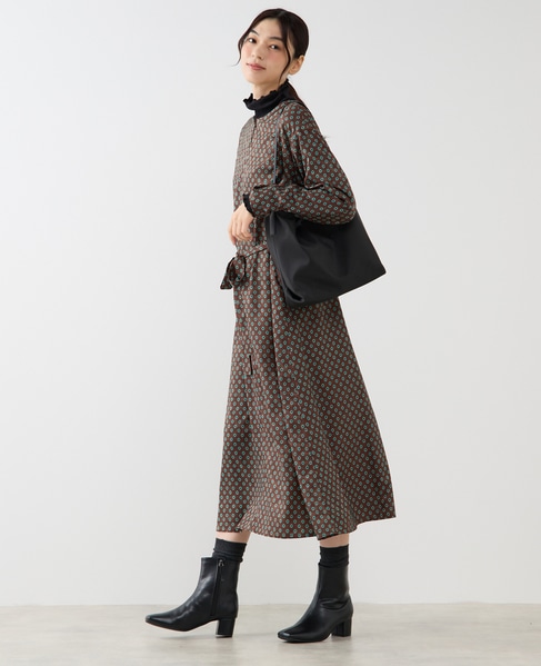 【ギャザーショルダーバッグ】 詳細画像 ブラック 5