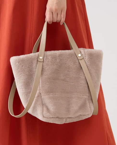 【エコファー2wayバッグ】 詳細画像 ベージュ 1