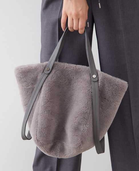 【エコファー2wayバッグ】 詳細画像 グレー 1