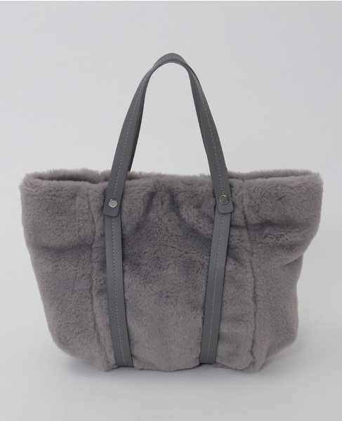 【エコファー2wayバッグ】 詳細画像 グレー 4